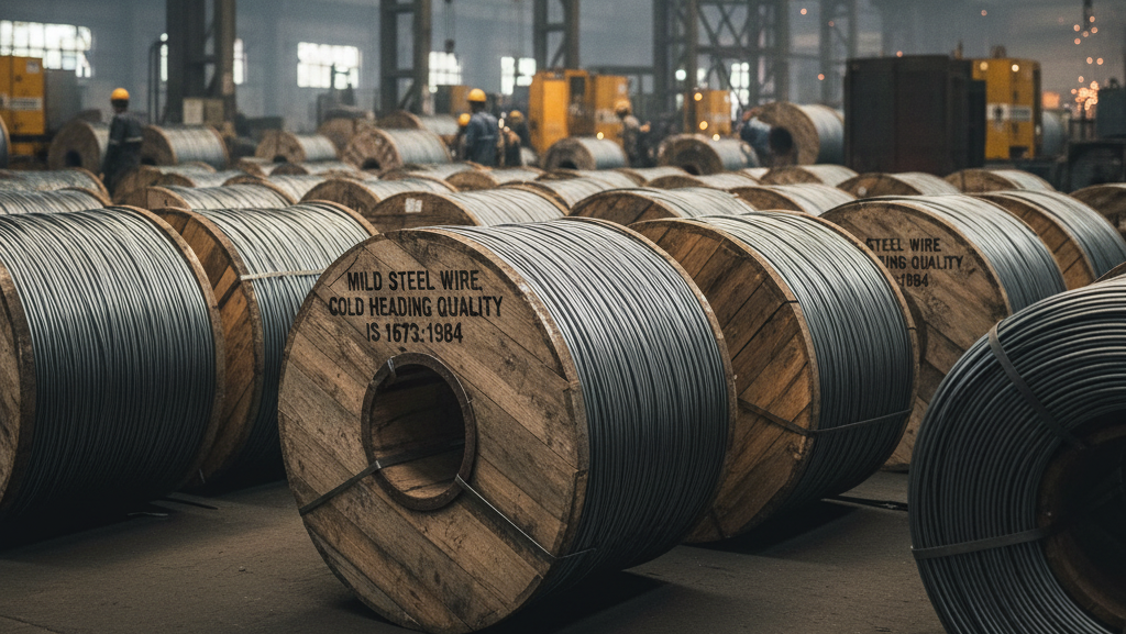 Mild Steel Wire, Cold Heading Quality – IS 1673:1984: