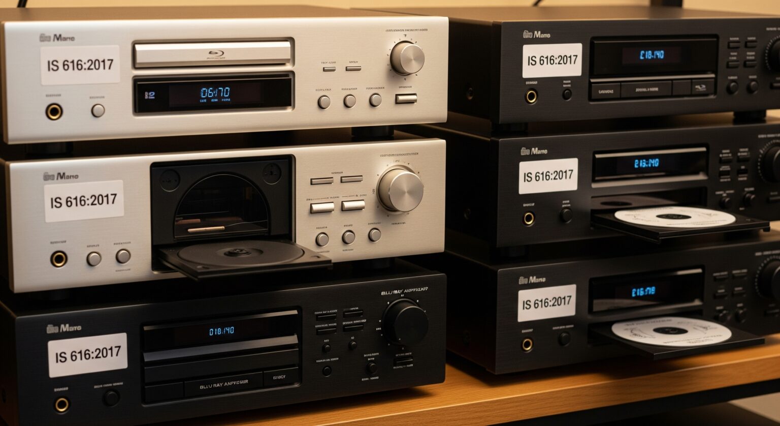 Optical Disc Players with built-in amplifiers of input power 200W and above