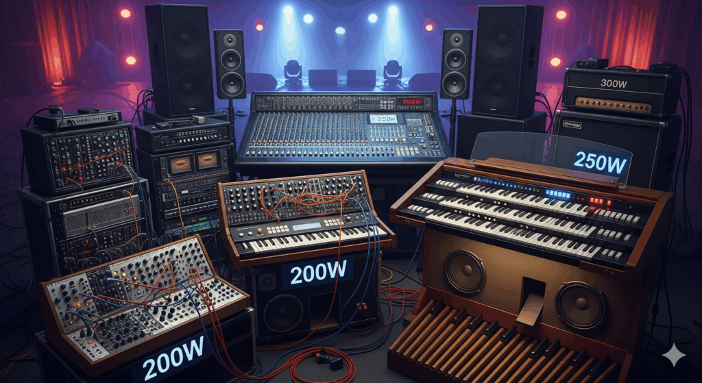 Electronic Musical Systems (200 Watt & above),