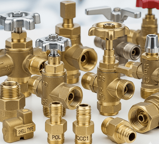 Valve fittings for LPG cylinders up to and including 5 litre water capacity