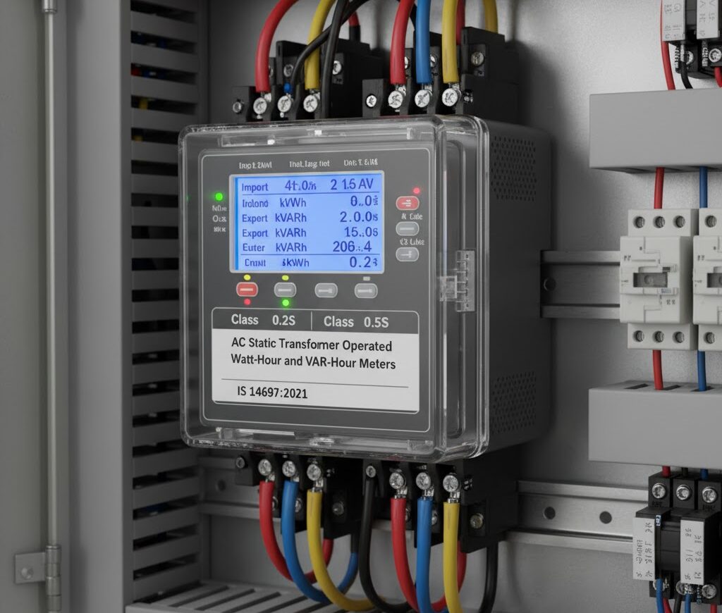 AC Static Transformer Operated Watt-Hour and VAR-Hour Meters (Class 0.2S & 0.5S)