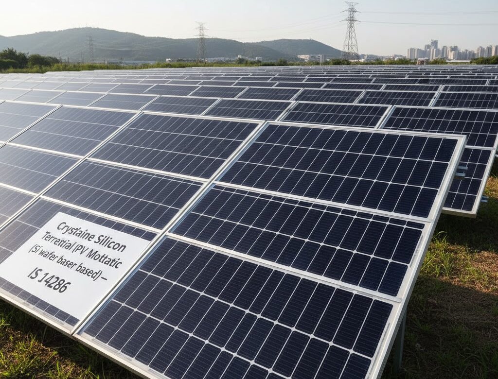 Crystalline Silicon Terrestrial Photovoltaic (PV) Modules (Si wafer based) – IS 14286