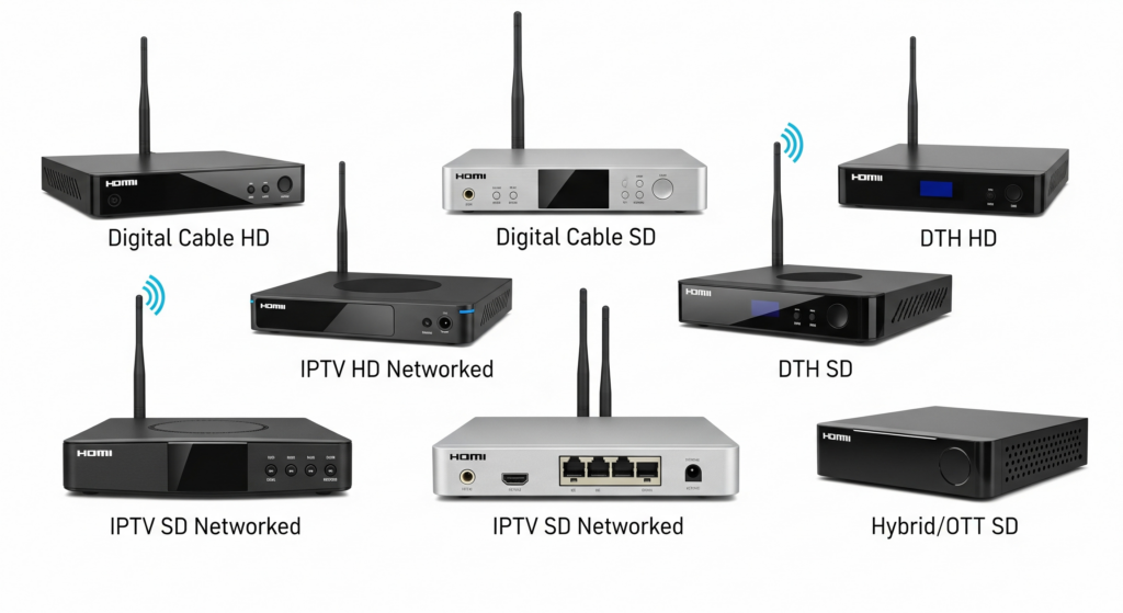 Set Top Boxes (STBs)