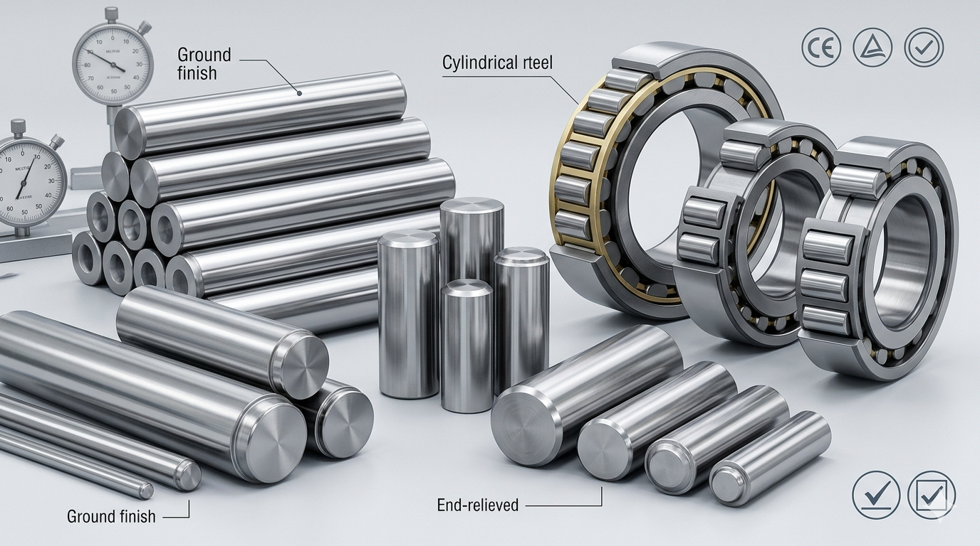 Cylindrical Rollers for Rolling Bearings