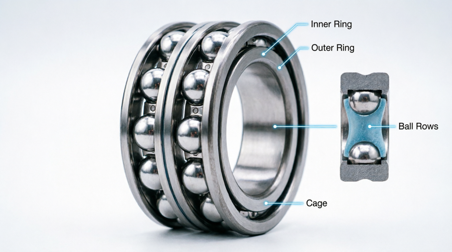 Single Row Deep Groove Ball Bearings