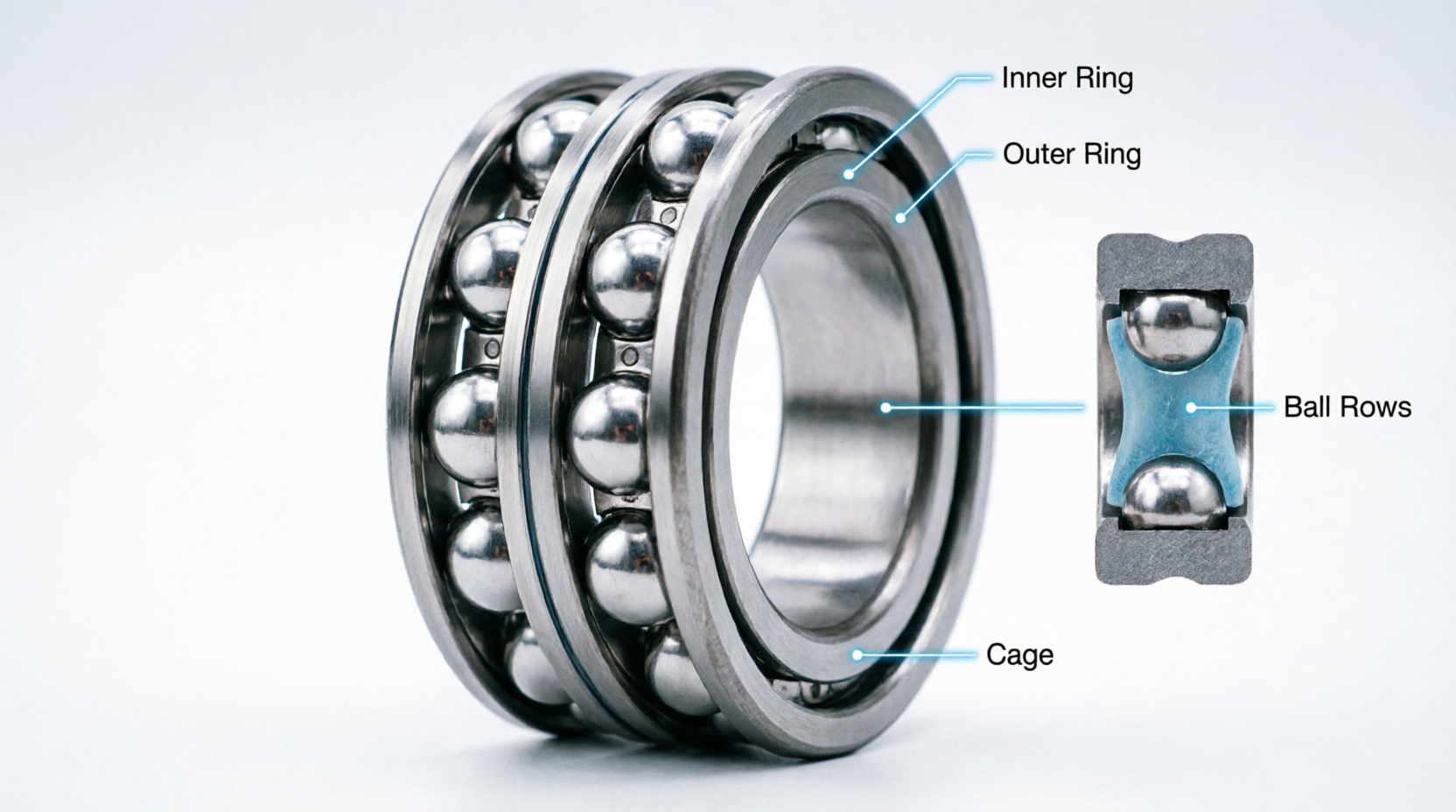 Single Row Deep Groove Ball Bearings