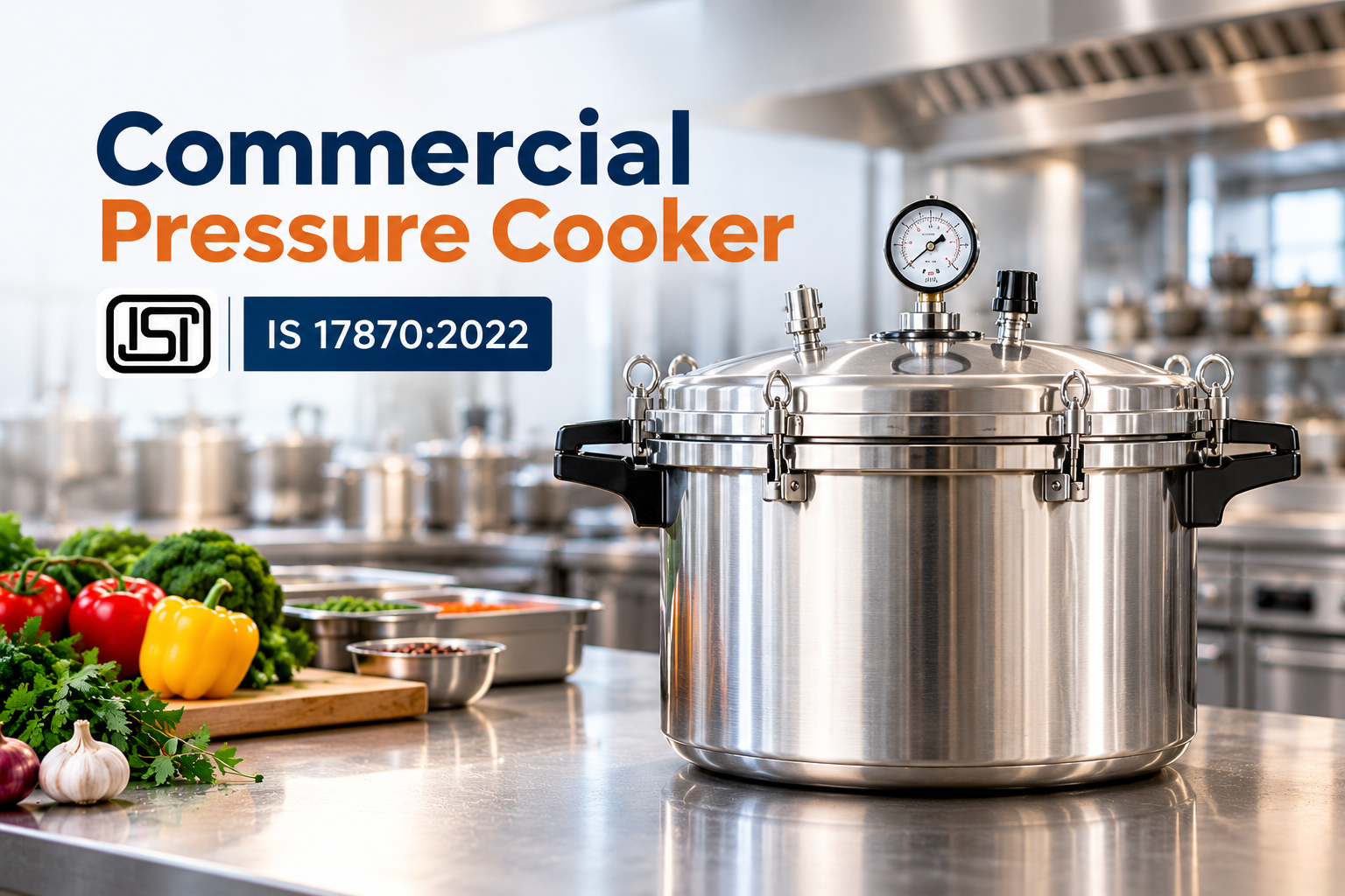 BIS Certification for Commercial Pressure Cookers